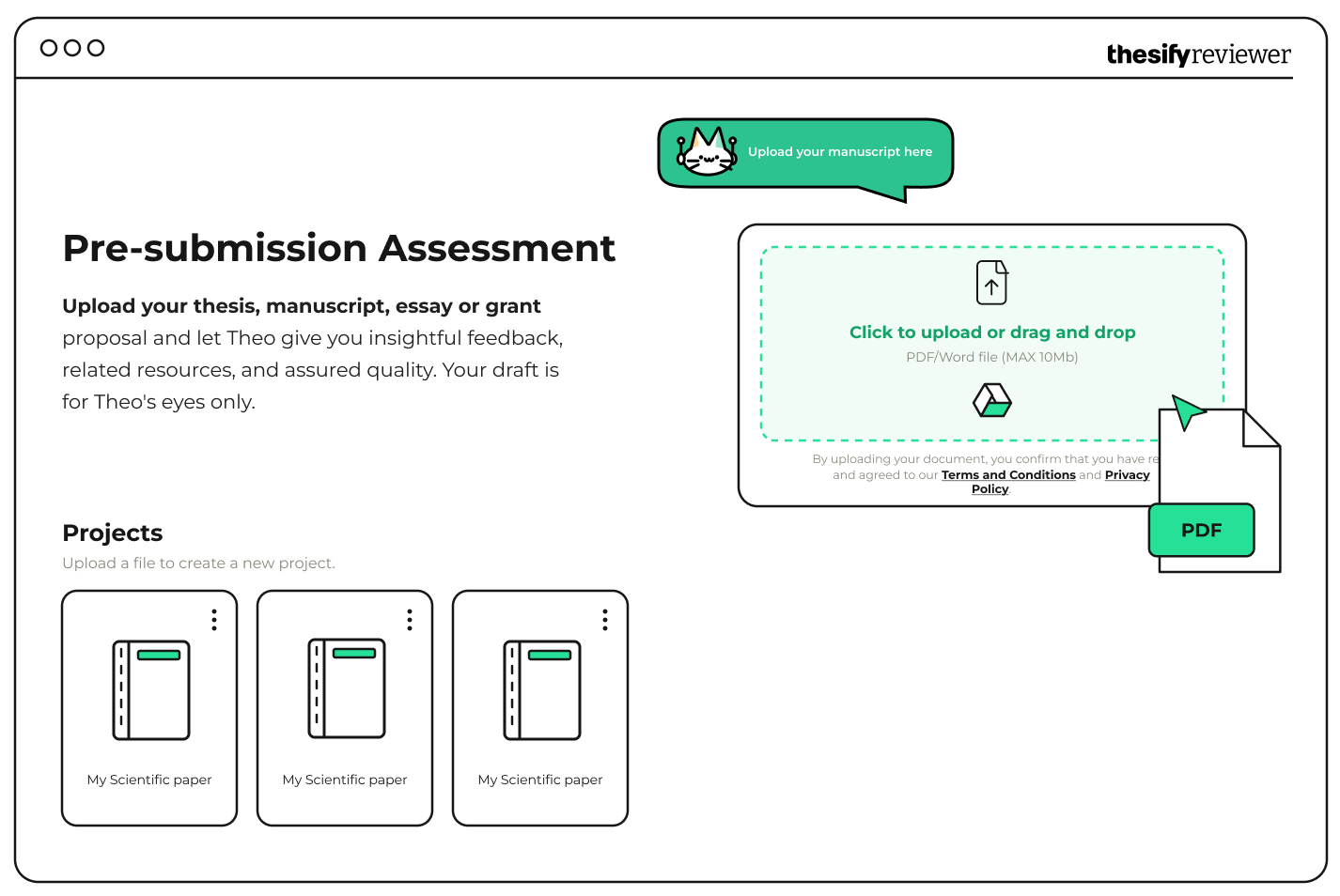 Upload your document